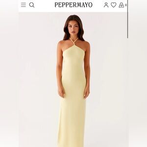 Peppermayo yellow Elisha dress